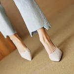 Luxury Handmade Leather Women’s Shoes - Elegance in Craftsmanship(EcqiH-2887)