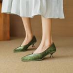 Handcrafted Leather Women's Shoes: Elegant Luxury Quality(EcqiHL-2763-4)