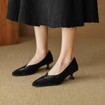 Handcrafted Leather Women's Shoes: Elegant Luxury Quality(EcqiHL-2763-4)