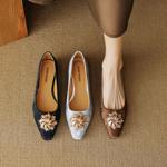 Handcrafted Genuine Leather Women's Shoes - Luxurious Elegance(EcqiH-2908)