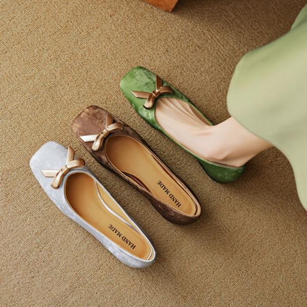 Exquisite Handcrafted Leather Women's Shoes: Luxe Elegance Perfected(EcqiH-2918)