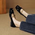 Luxury Handcrafted Genuine Leather Women's Shoes(EcqiH-2916)