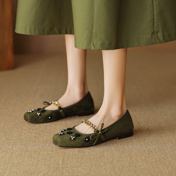 Luxury Handcrafted Genuine Leather Women's Shoes(EcqiH-2916)