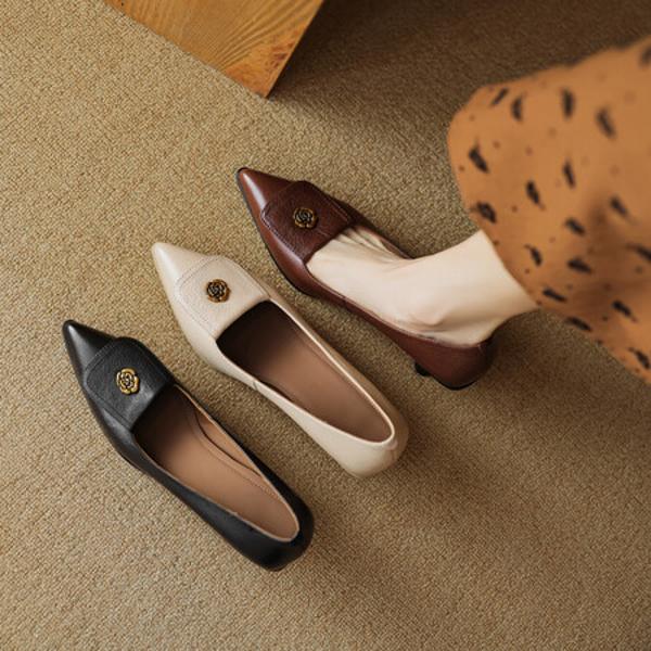 Exquisite Handcrafted Leather Women’s Shoes for Elegant Style(EcqiHL-2920)