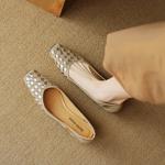 Elegant Handcrafted Leather Women's Shoes of Luxury(EcqiH-3009)