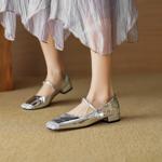 Elegantly Crafted Luxury Handmade Leather Women's Shoes(EcqiH-3026)