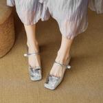 Exquisite Handcrafted Leather Women's Shoes for Luxurious Elegance(EcqiH-3012)