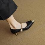 Handcrafted Leather Women's Shoes: Elegance Meets Luxurious Craftsmanship(EcqiH-3032)