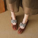 Elegant Handcrafted Leather Women's Shoes - Luxury Quality(EcqiHL-3103)