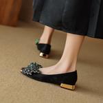 Exquisite Handmade Leather Women's Shoes: Luxurious Elegance(EcqiH-3126)