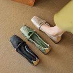 Exquisite Handcrafted Leather Shoes for Elegant Women(EcqiHL-3188)