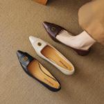 Handcrafted Luxe Leather Women's Shoes for Elegance(EcqiH-3288)