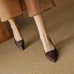 Handcrafted Luxe Leather Women's Shoes for Elegance(EcqiH-3288)