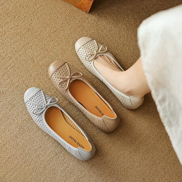 Exquisite Handcrafted Leather Women's Shoes: Elegant Luxury with Superior Quality(EcqiH-2672-D)