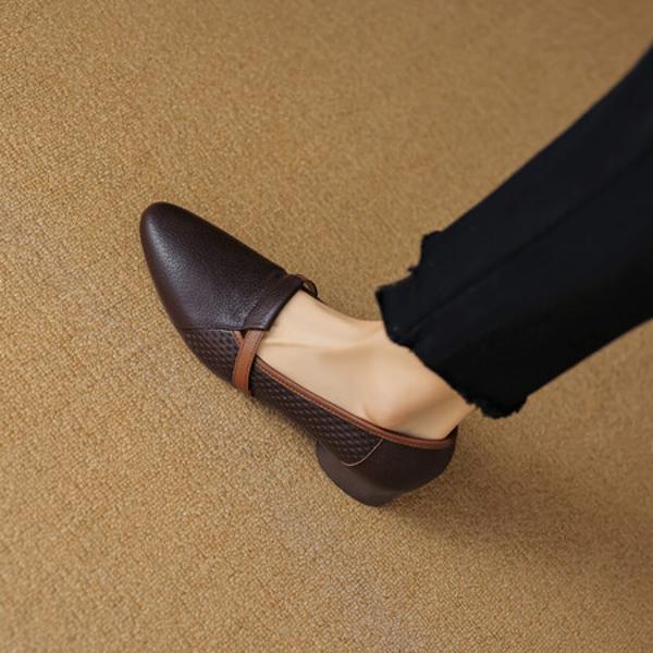 Handcrafted Luxury Leather Women's Shoes: Exquisite Artistry & Elegance(EcqiH-3601)