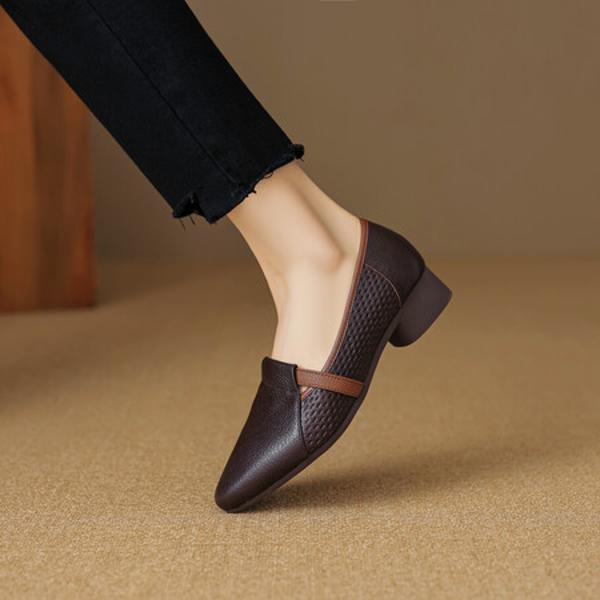 Handcrafted Luxury Leather Women's Shoes: Exquisite Artistry & Elegance(EcqiH-3601)