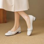 Elegant Handcrafted Leather Women's Shoes: Exquisite Artistry & Premium Quality(EcqiH-3615)