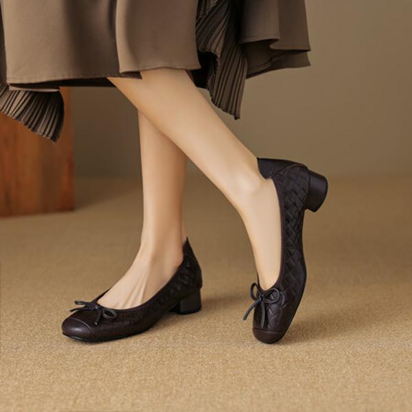 Elegant Artisan Crafted Genuine Leather Women's Shoes(EcqiH-3616)