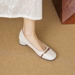 Elegant Handcrafted Genuine Leather Women's Shoes of Luxurious Quality(EcqiH-3626)