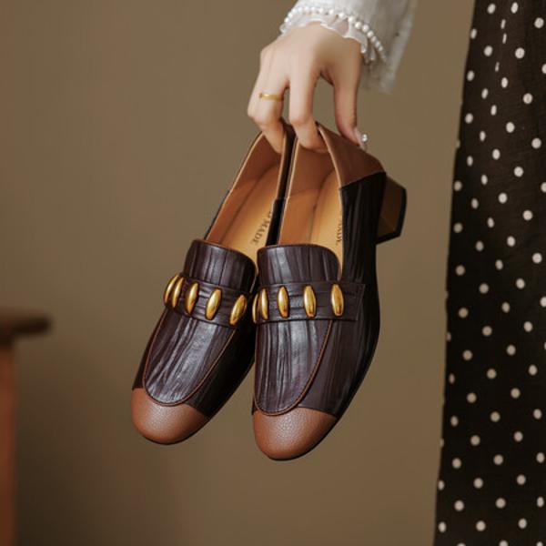 Handcrafted Luxury Leather Women’s Shoes: Elegant Artisanship(EcqiH-3645)