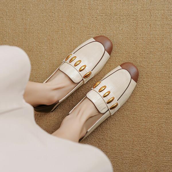 Handcrafted Luxury Leather Women’s Shoes: Elegant Artisanship(EcqiH-3645)