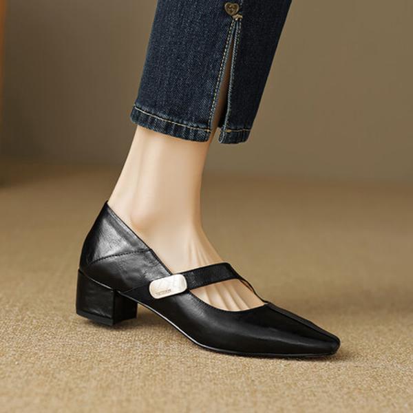 Luxurious Handmade Leather Shoes for Elegant Women(EcqiHY-3693)