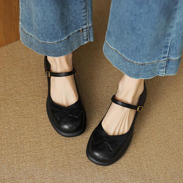 Handcrafted Luxury Leather Women’s Shoes - Elegance Redefined(EcqiH-3672)