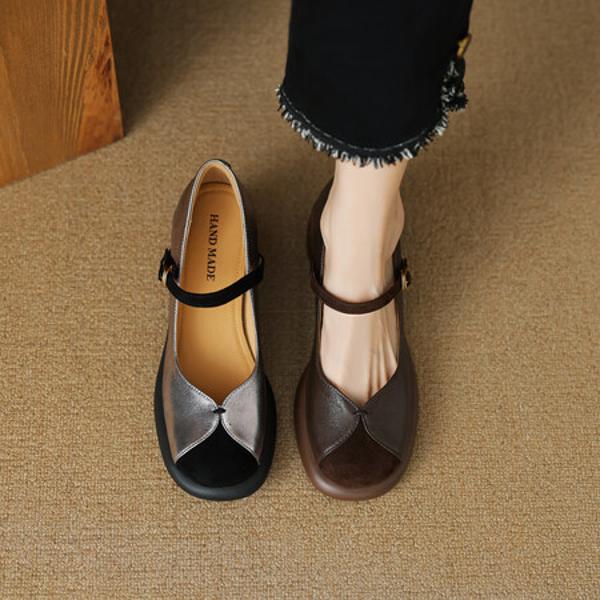 Handcrafted Luxury Leather Women's Shoes - Exquisite Elegance(EcqiH-3702)