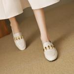 Luxury Handmade Leather Women's Shoes: Elegance in Every Stitch(EcqiH-3706)