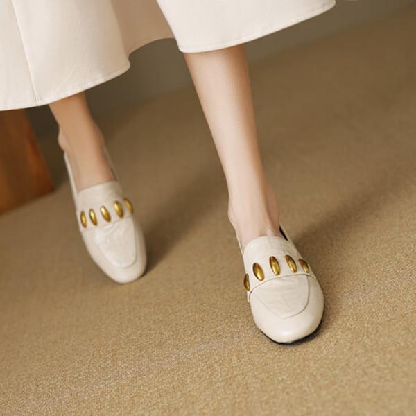 Luxury Handmade Leather Women's Shoes: Elegance in Every Stitch(EcqiH-3706)