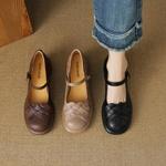 Elegant Handcrafted Leather Women’s Shoes - Luxurious Craftsmanship(EcqiH-3700)