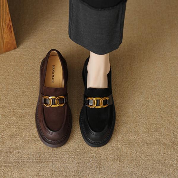 Handcrafted Genuine Leather Women's Shoes - Luxurious Elegance Redefined(EcqiHY-3720)