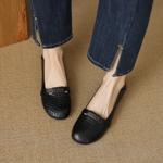 Handcrafted Leather Women's Shoes: Exquisite Elegance in Every Detail(EcqiHL-3715)