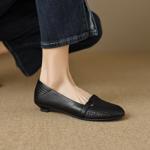 Handcrafted Leather Women's Shoes: Exquisite Elegance in Every Detail(EcqiHL-3715)