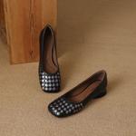 Exquisite Handmade Leather Women's Shoes: Luxurious Craftsmanship & Elegance(EcqiH-3719)