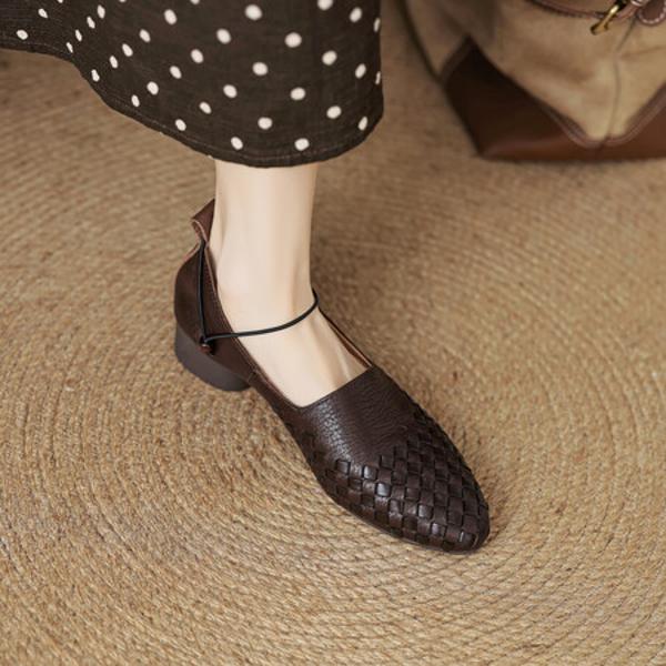 Exquisite Handmade Leather Women's Shoes: Luxury, Elegance & Craftsmanship(EcqiH-3725)