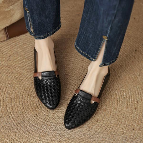 Handcrafted Luxury Leather Women's Shoes: Exquisite Quality & Elegance(EcqiH-3728)