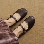 Elegant Handcrafted Leather Women’s Shoes - Luxury Artisanship(EcqiH-3739)