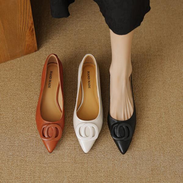 Handcrafted Luxury Leather Women’s Shoes for Elegance(EcqiH-3738)