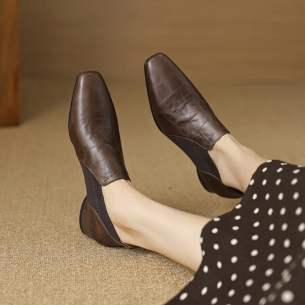 Exquisite Handmade Leather Women's Shoes: Elegance Meets Luxury(EcqiH-3760)