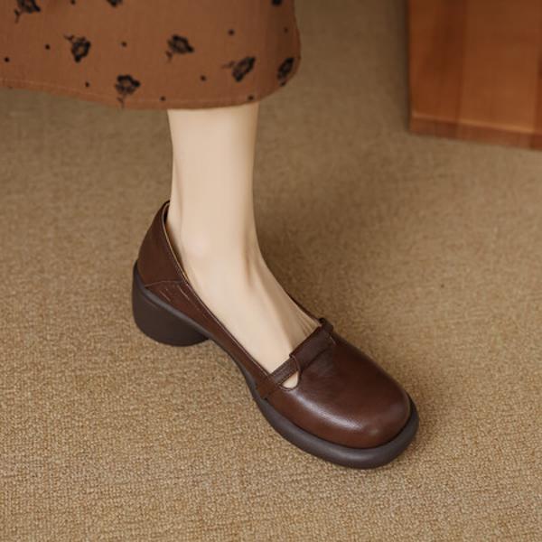 "Elegant Handmade Leather Women’s Shoes: A Blend of Craftsmanship and Luxury"(EcqiH-3765)
