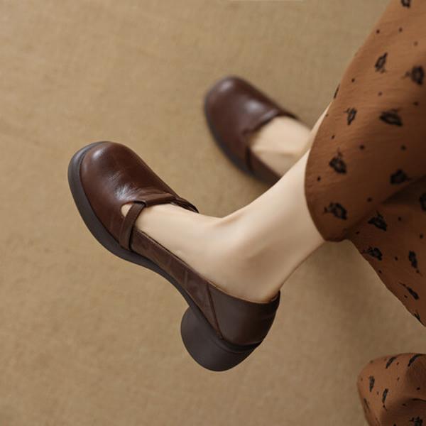 "Elegant Handmade Leather Women’s Shoes: A Blend of Craftsmanship and Luxury"(EcqiH-3765)