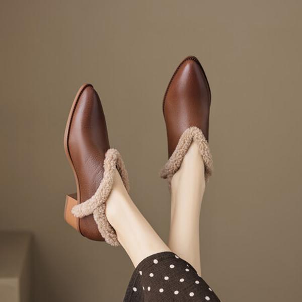 Handcrafted Luxury Genuine Leather Women's Shoes for Elegant Sophistication(EcqiH-2285)