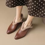 Handcrafted Luxury Genuine Leather Women's Shoes for Elegant Sophistication(EcqiH-2285)