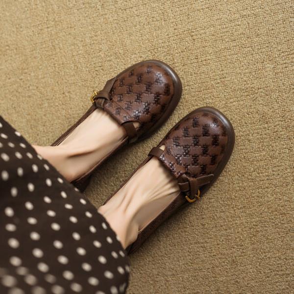 Exquisite Handcrafted Leather Women's Shoes: Luxury and Elegance Unveiled(EcqiH-3906)