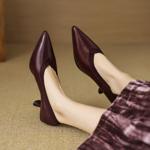 Exquisite Handmade Leather Women's Shoes, Elevate Elegance(EcqiHL-2791)