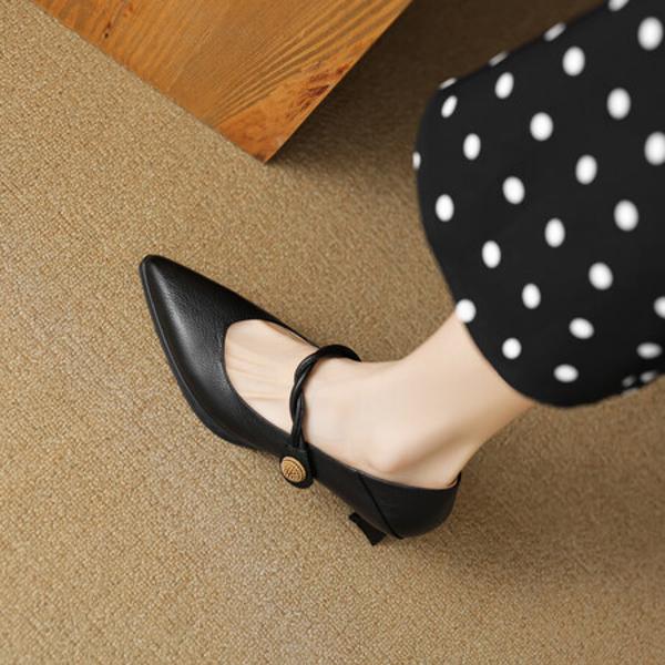 Handcrafted Leather Women's Shoes: Timeless Elegance and Luxury Craftsmanship(EcqiHL-3688)