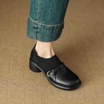 Handcrafted Luxury Genuine Leather Women's Shoes: Elegance & Quality Redefined(EcqiH-6030)