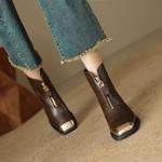 Luxurious Handcrafted Leather Women’s Shoes: Elegance in Every Stitch(EcqiHL-6112)