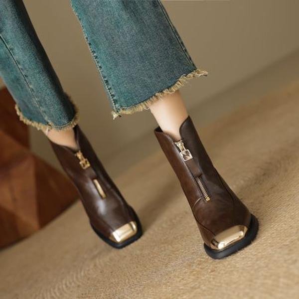 Luxurious Handcrafted Leather Women’s Shoes: Elegance in Every Stitch(EcqiHL-6112)